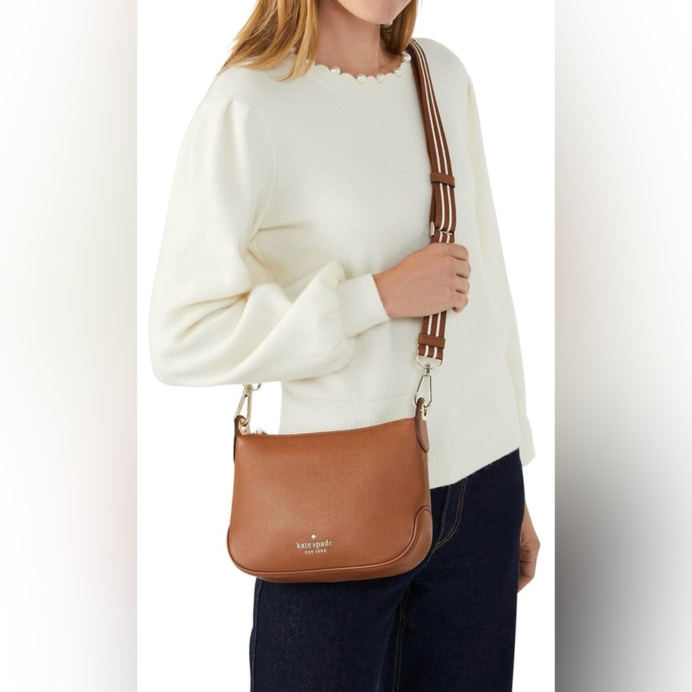 Kate Spade Rosie Small Crossbody in Warm Gingerbread NWT
